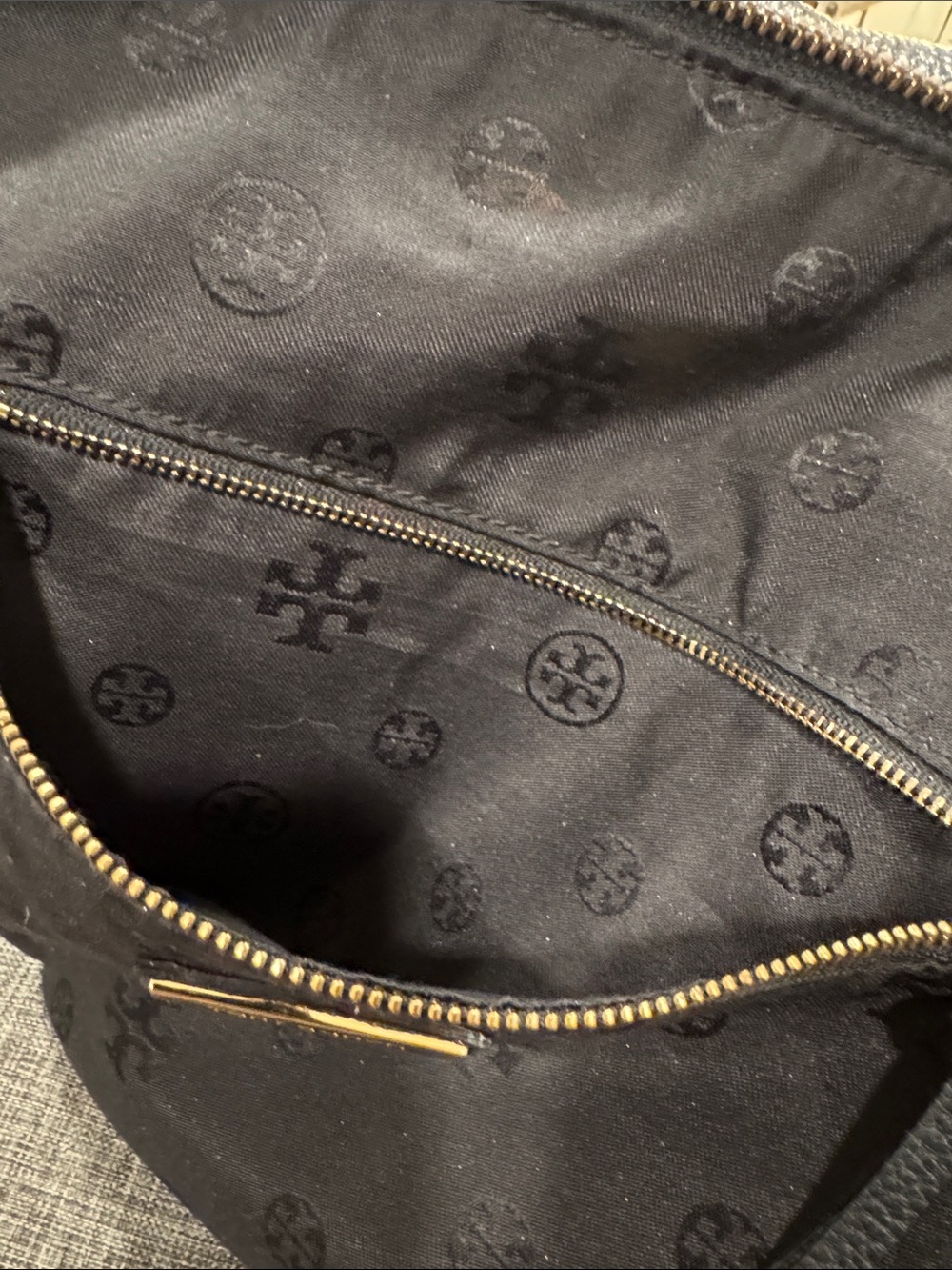 Tory Burch Bag Ivy Slouchy Black Leather Satchel with Leopard Crossbody Strap - Picture 13 of 17